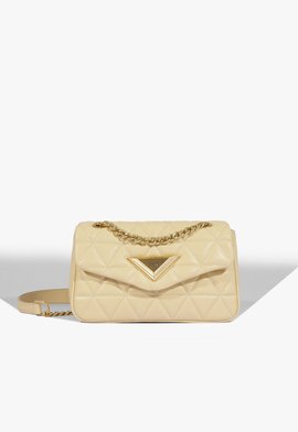 Bolsa Tiracolo Média 944 Couro Bege