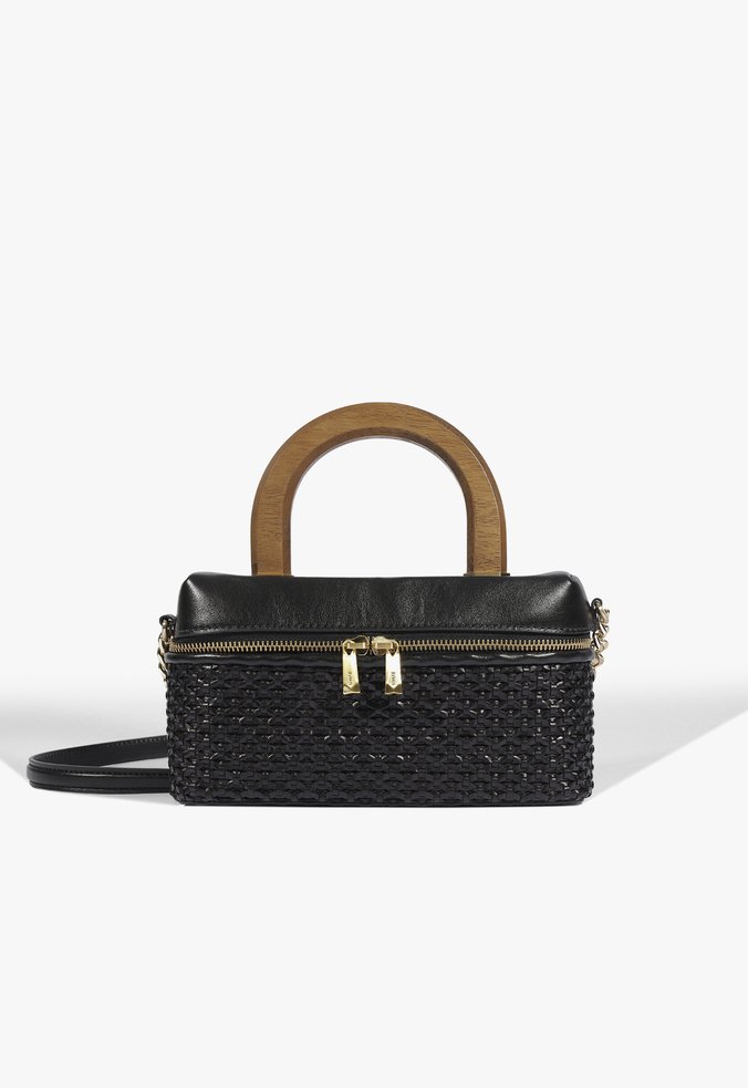 Bolsa Satchel Vanity Média Preta