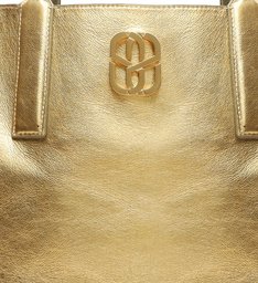 Bolsa Bag Double Face Verde/Dourada