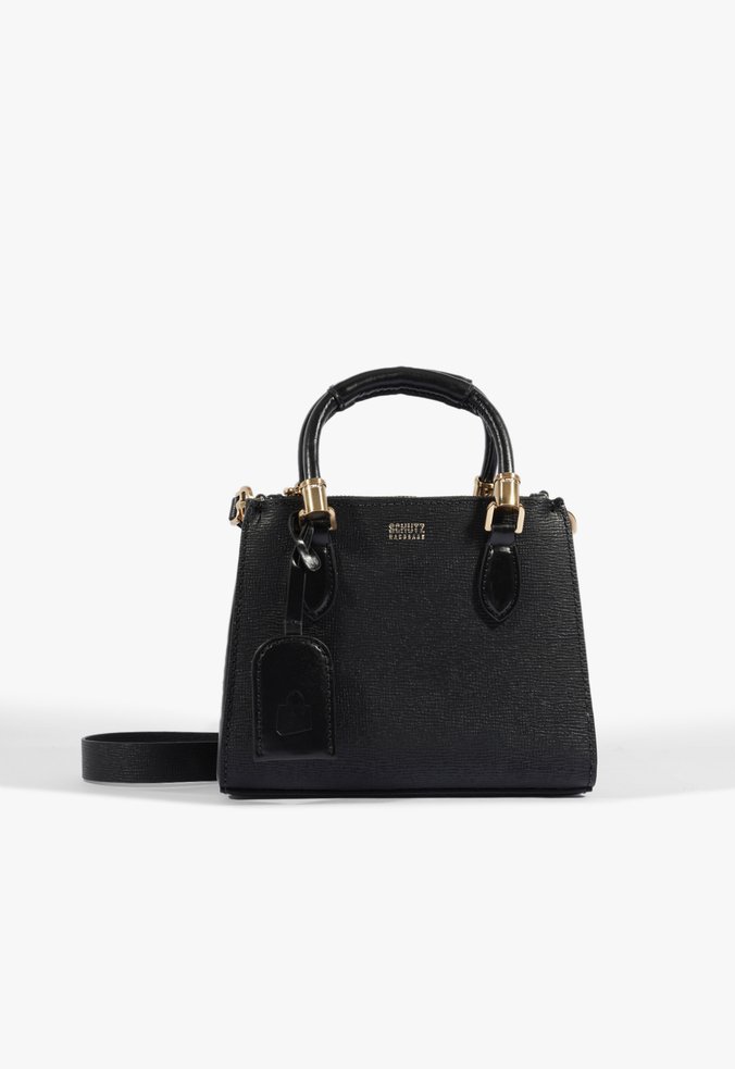Bolsa Tote Pequena New Lorena Couro Preta