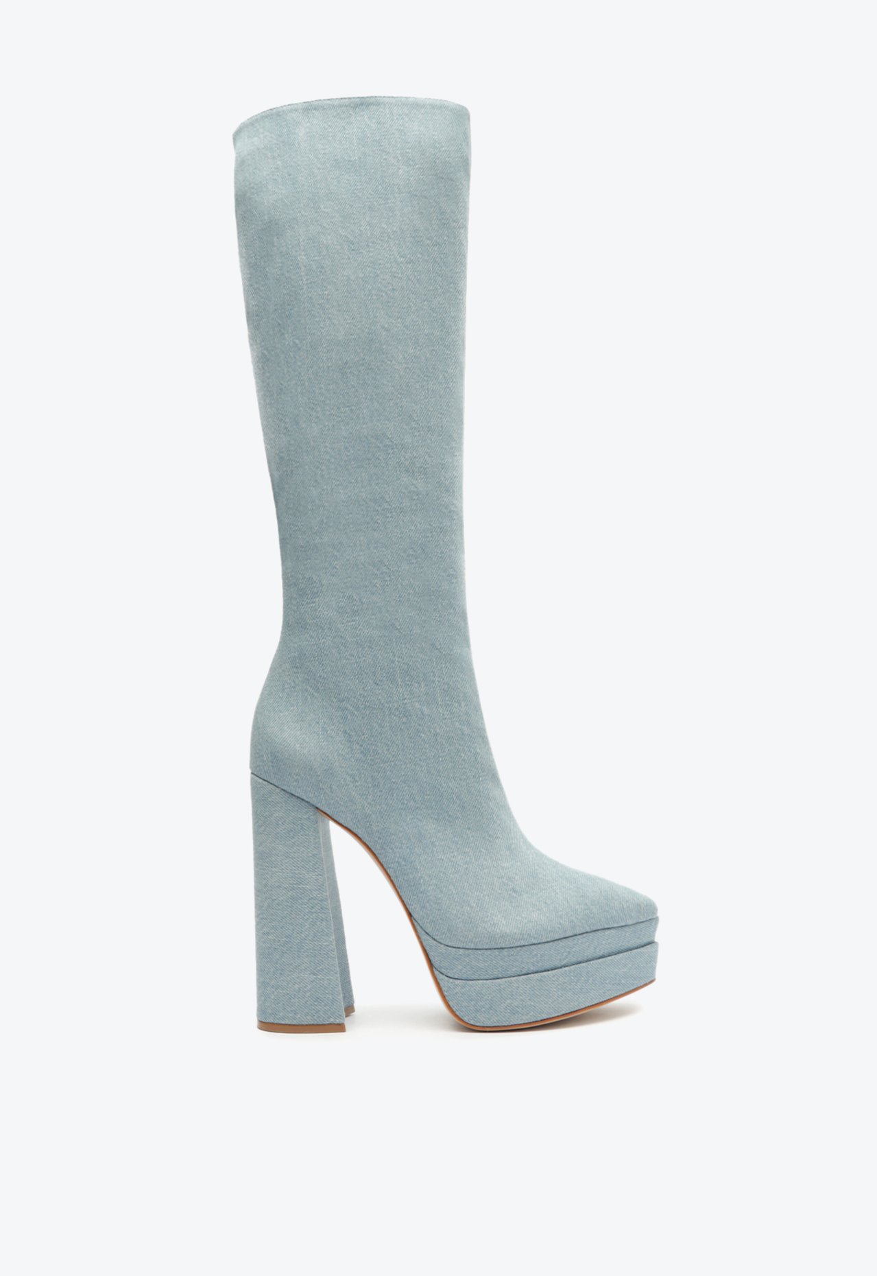 Bota Salto Bloco Elysee Up Jeans | Schutz