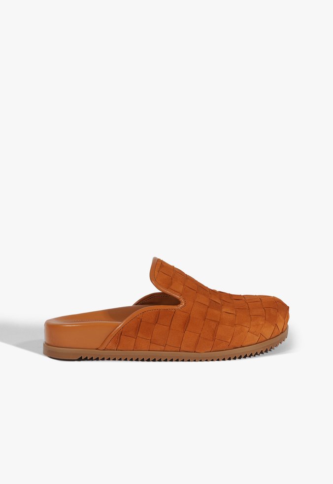 Clog Camurça Marrom