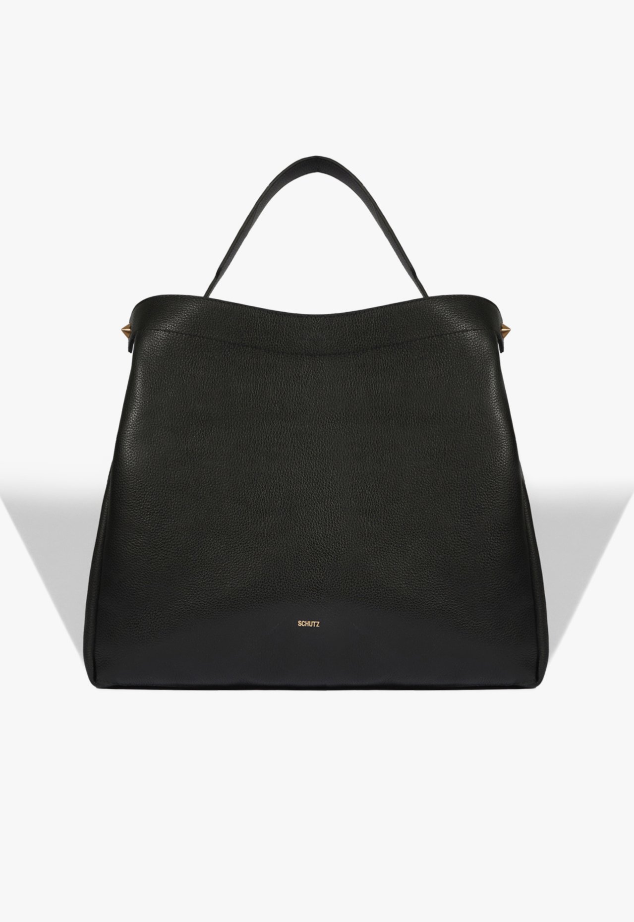 Bolsa Hobo Média Couro Preta | Schutz