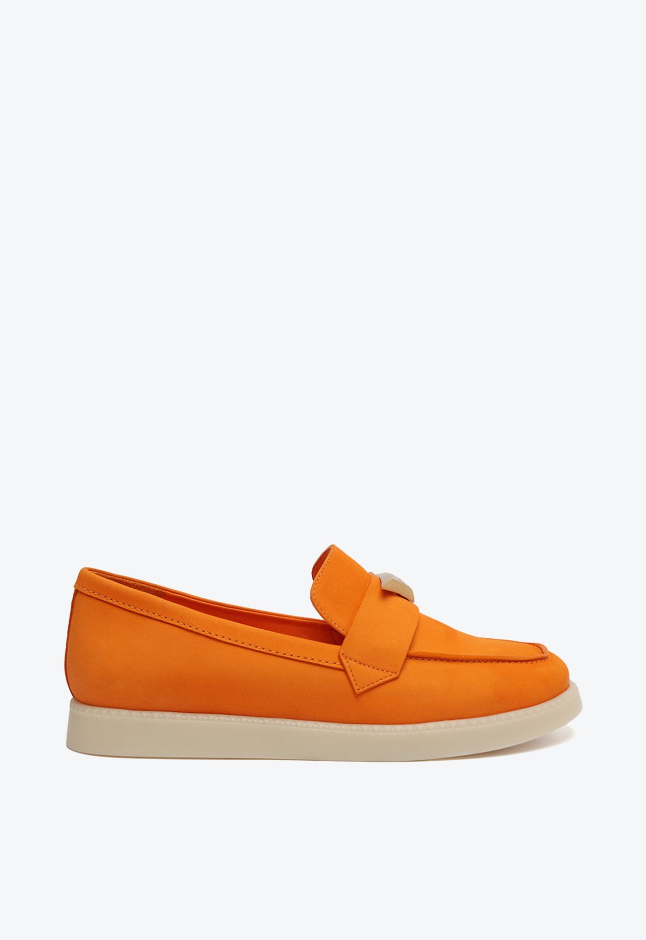 Mocassim Camurça Laranja | Schutz