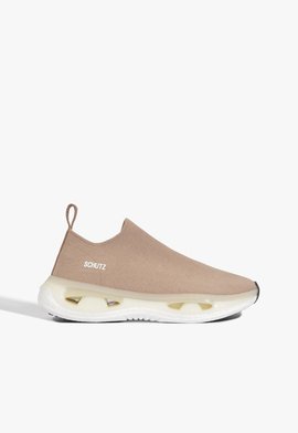 Tênis Slip On Knit Marrom