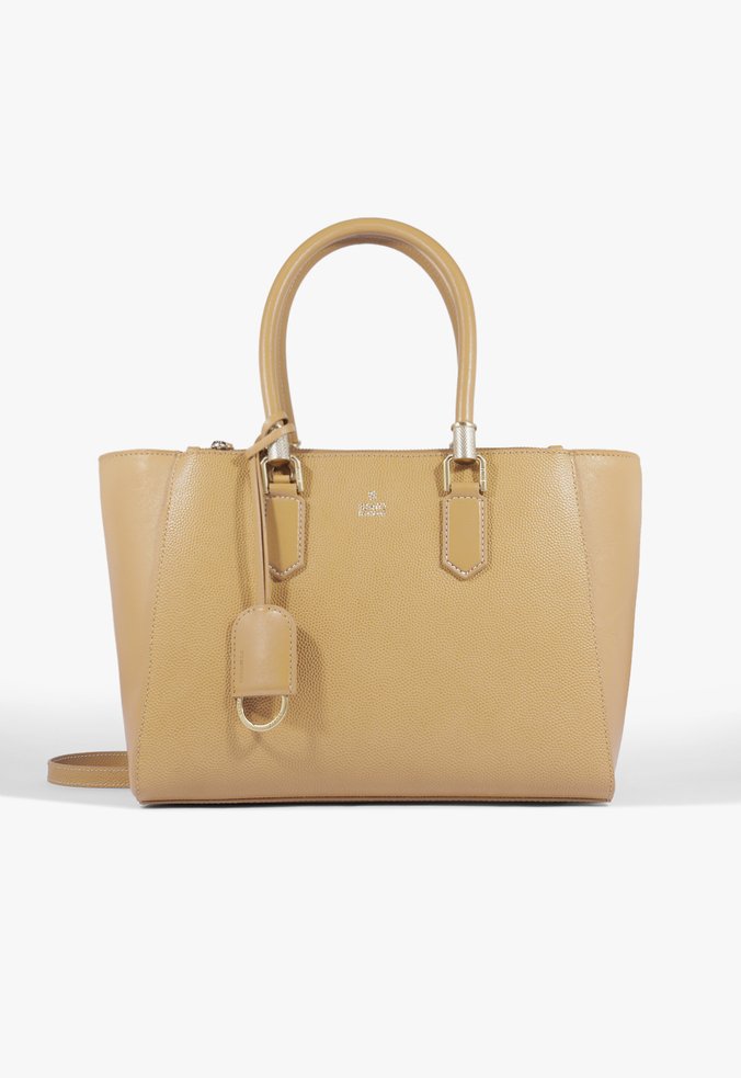 Bolsa Tote Grande Lauren Couro Caramelo