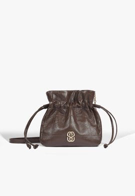 Bolsa Tiracolo Crossbody Steph Média Couro Marrom
