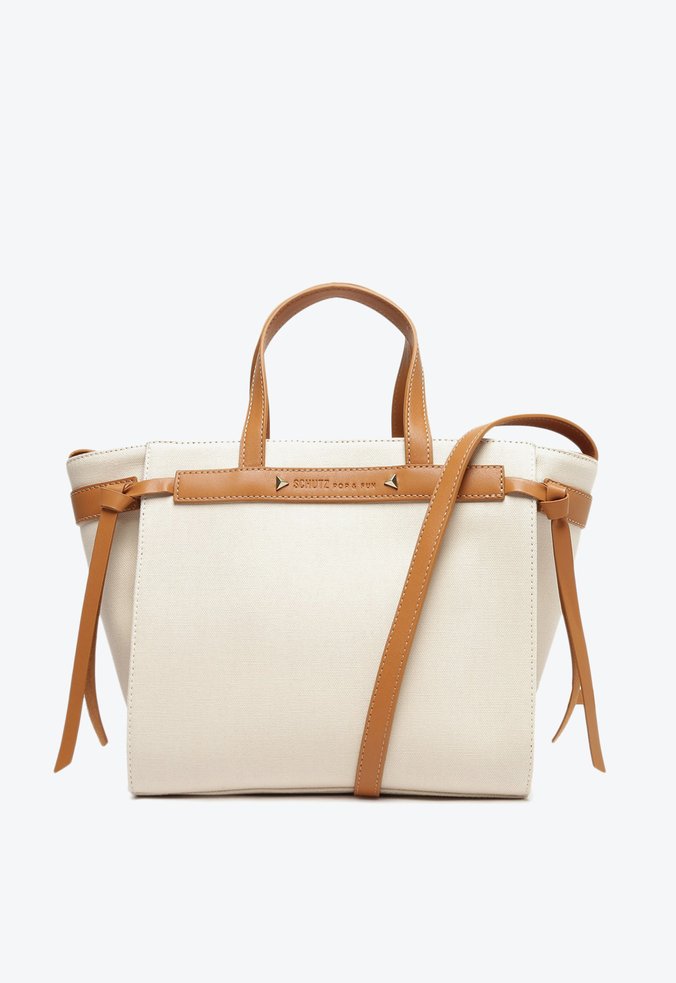 Bolsa Tote Média Zoe Lona Branca
