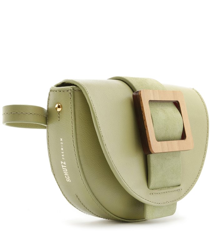 POCHETE BUCKLE WOOD GREEN POCHETE BUCKLE WOOD GREEN