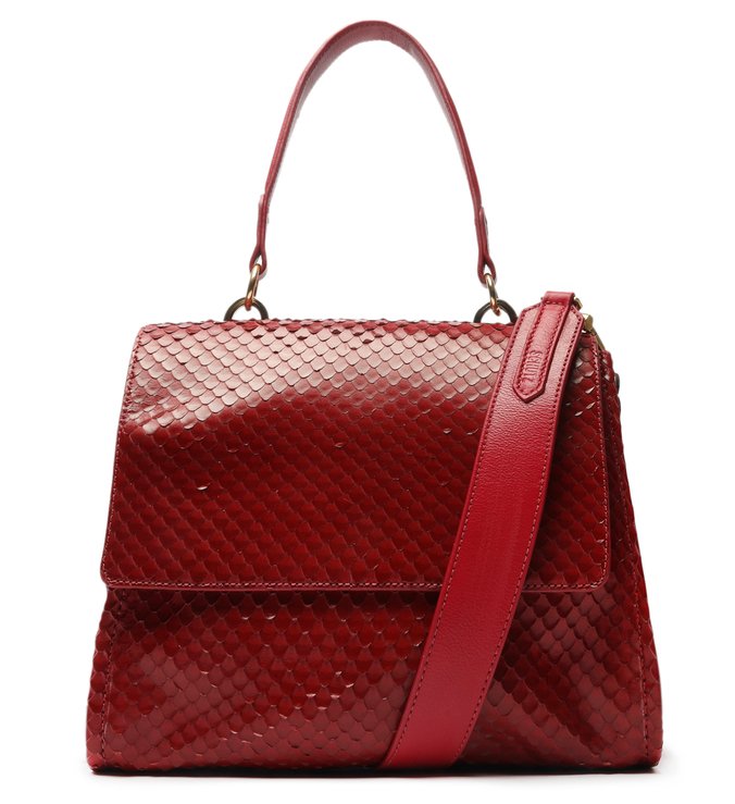 Bolsa Tote Mandy Snake Vermelha