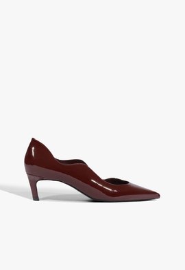 Scarpin Ophelia Couro Vinho