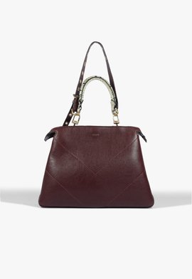 Bolsa Tote Flare Couro Vermelha