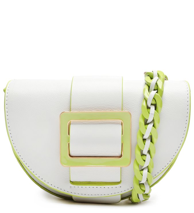 Pochete New Buckle Neone Branco