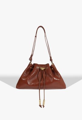 Bolsa Bucket Jess Couro Marrom