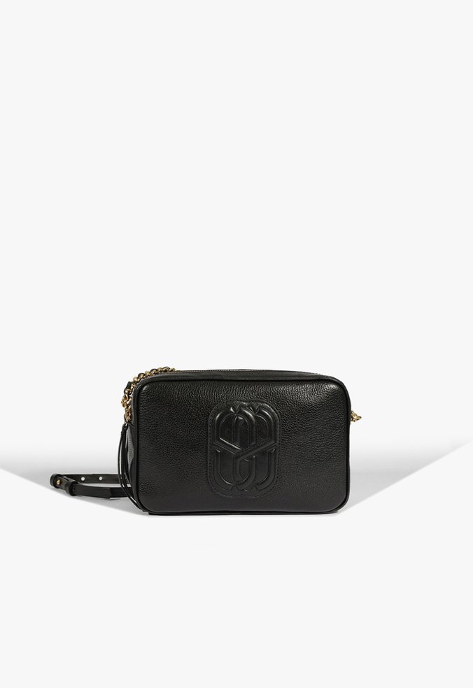 Bolsa Tiracolo Belle Couro Preta