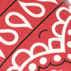 Scarpin Lexi Scarf Couro Vermelho