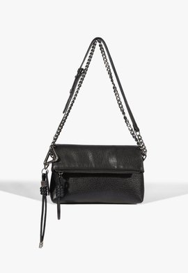 Bolsa Tiracolo Crossbody Elliot Pequena Couro Preta