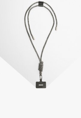 Cordão Celular Nancy Glam Cristais Preto