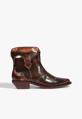 Bota Tennesse Couro Marrom