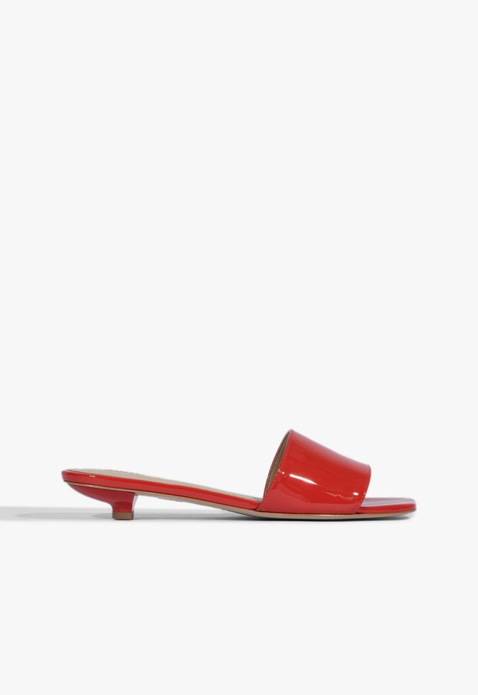 Mule rasteiro Vermelho