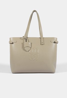 Bolsa Shopping Couro Nude