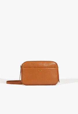 Bolsa Tiracolo Brooke Couro Marrom Clara