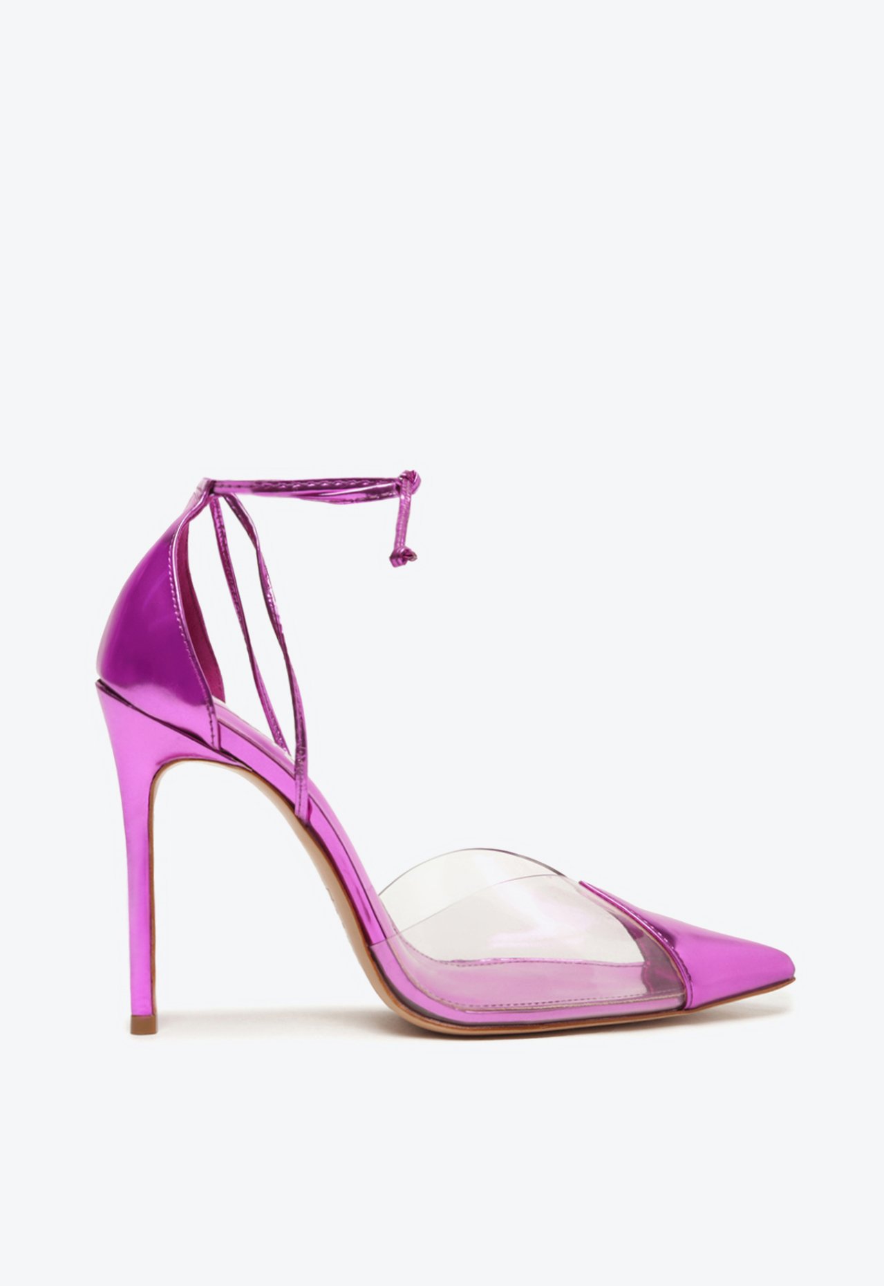 Sapato Scarpin Vinil Metalizado Rosa | Schutz