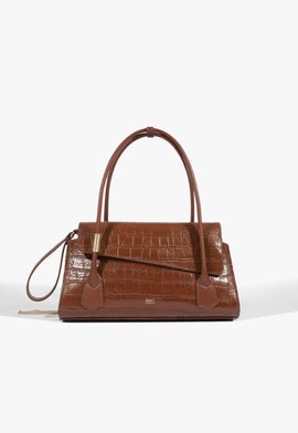 Bolsa Tote Bryan Média Couro Marrom