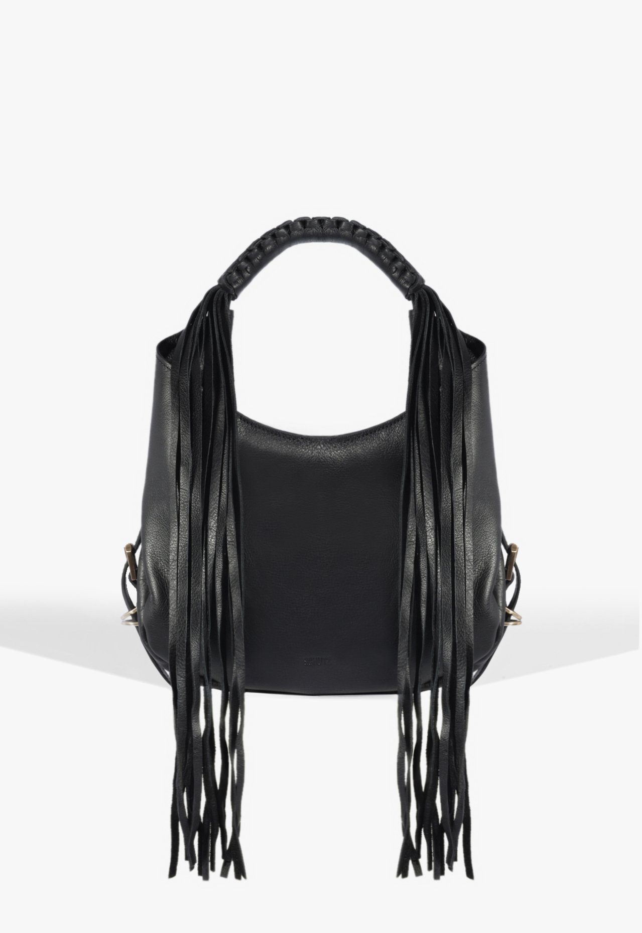 Bolsa Hobo Média Couro Preto | Schutz