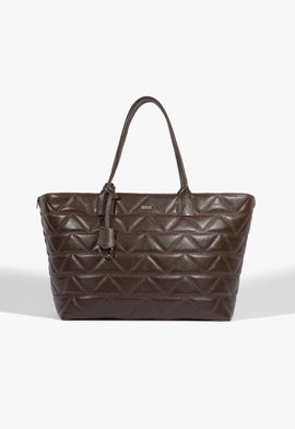 Bolsa Shopping Paris Couro Marrom