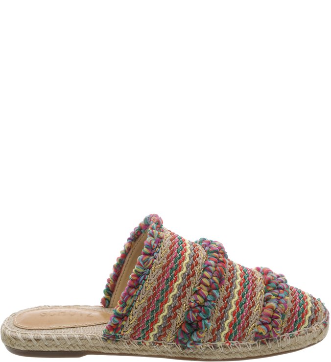Sapato Mule Ethnic Colorido