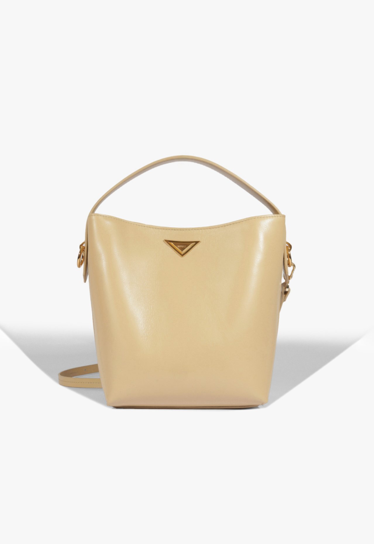 Bolsa Tiracolo Bucket Cally Couro Branca | Schutz