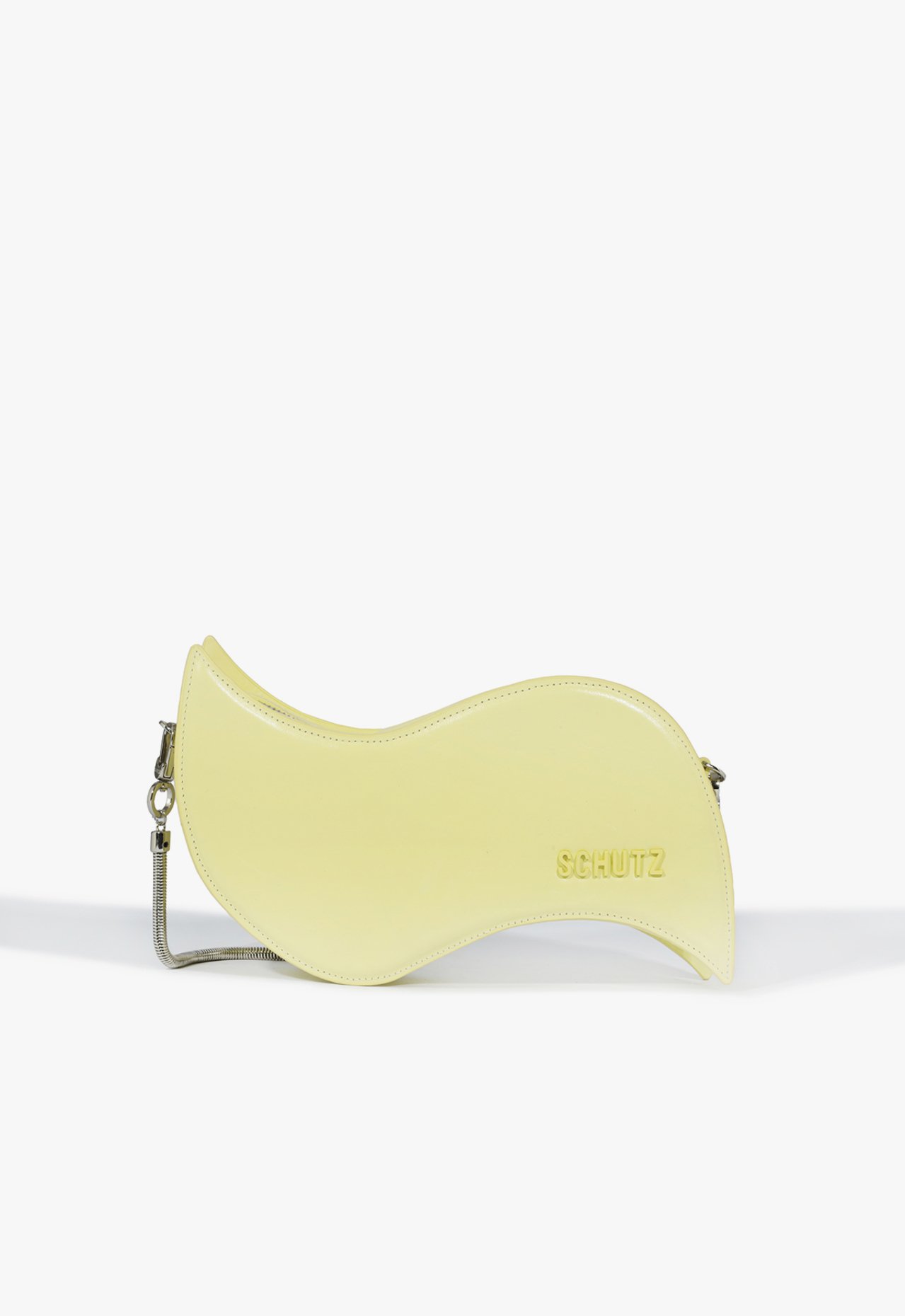 Bolsa Shoulder Flame Couro Amarela | Schutz