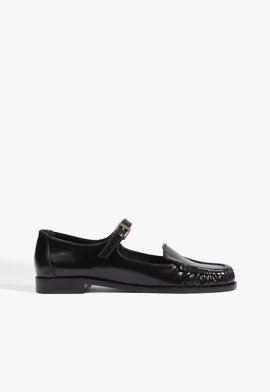 Mocassim Tyla Buckle Couro Preto | Schutz