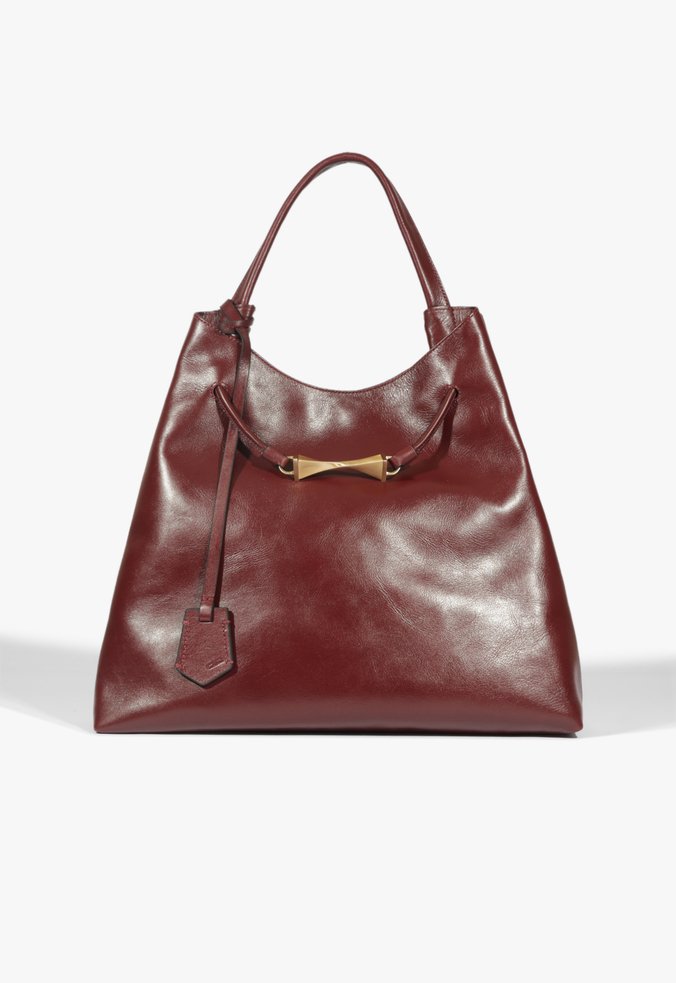 Bolsa Hobo Twisted Maxi Vinho