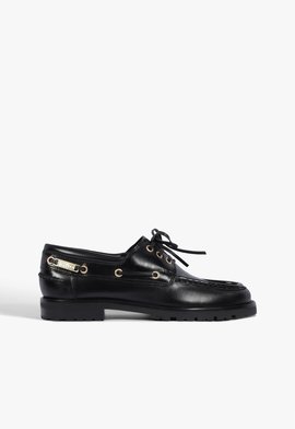 Mocassim Mocaschutz Couro preto