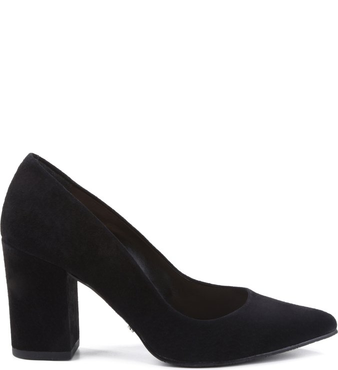 Scarpin Block Heel Black