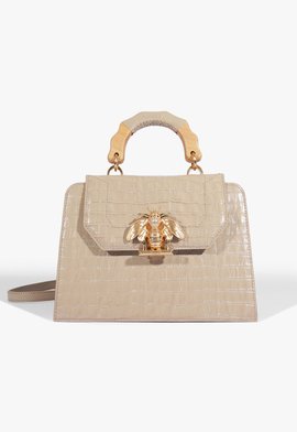 Bolsa Believe Couro Bege