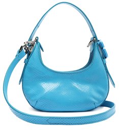 Bolsa Tiracolo Shoulder Bag Couro Azul