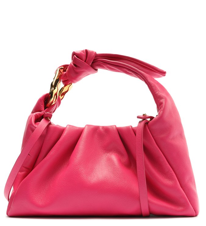 Bolsa Tiracolo Média Sunny Couro Pink