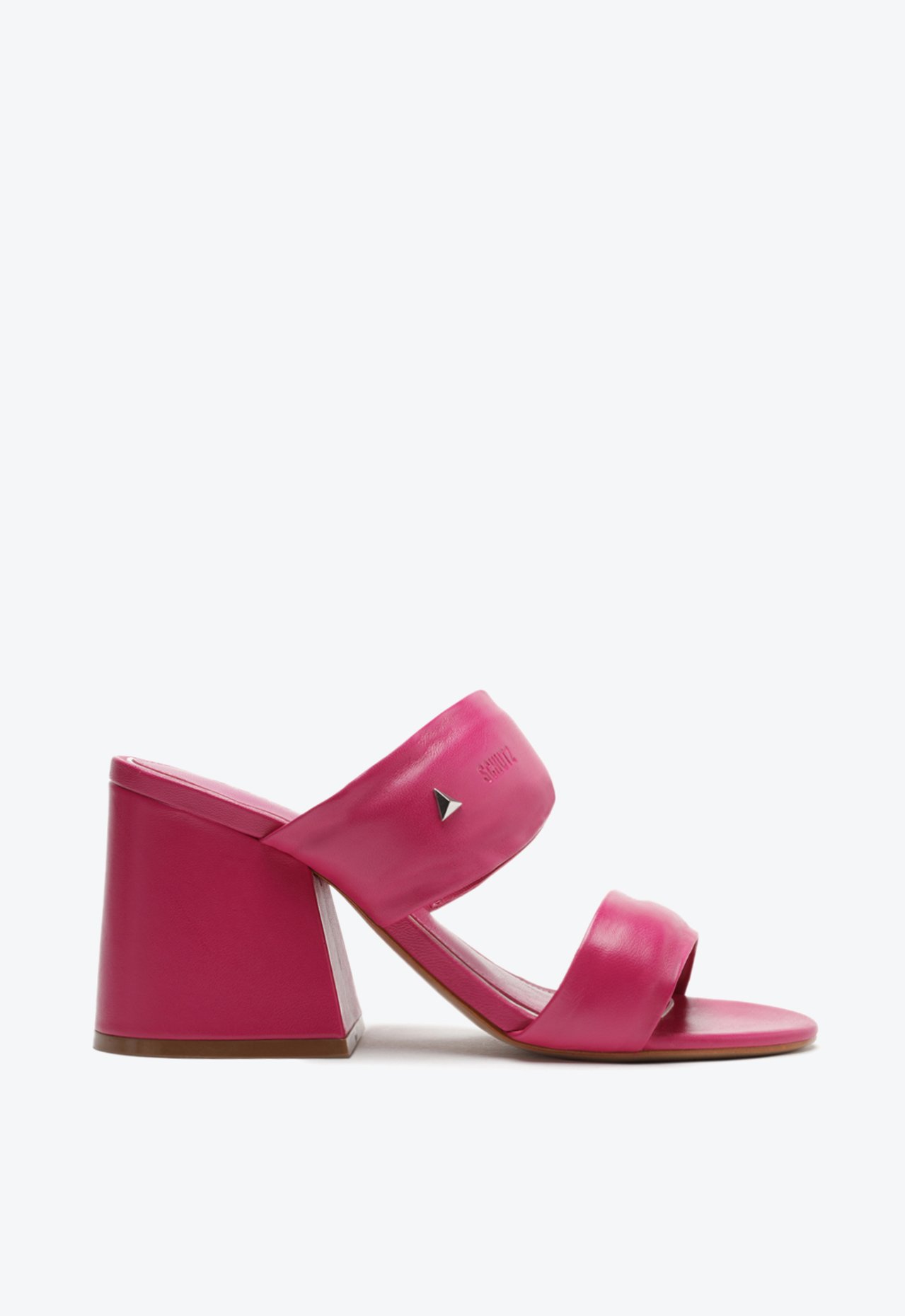 Sandália Mule Couro Rosa | Schutz