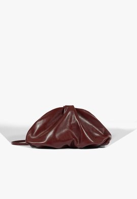 Bolsa Maxi Clutch Tiracolo Avril Couro Vinho