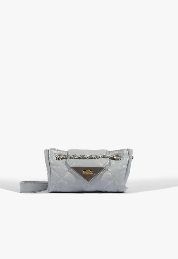 Bolsa Tiracolo S95 Couro Azul Claro