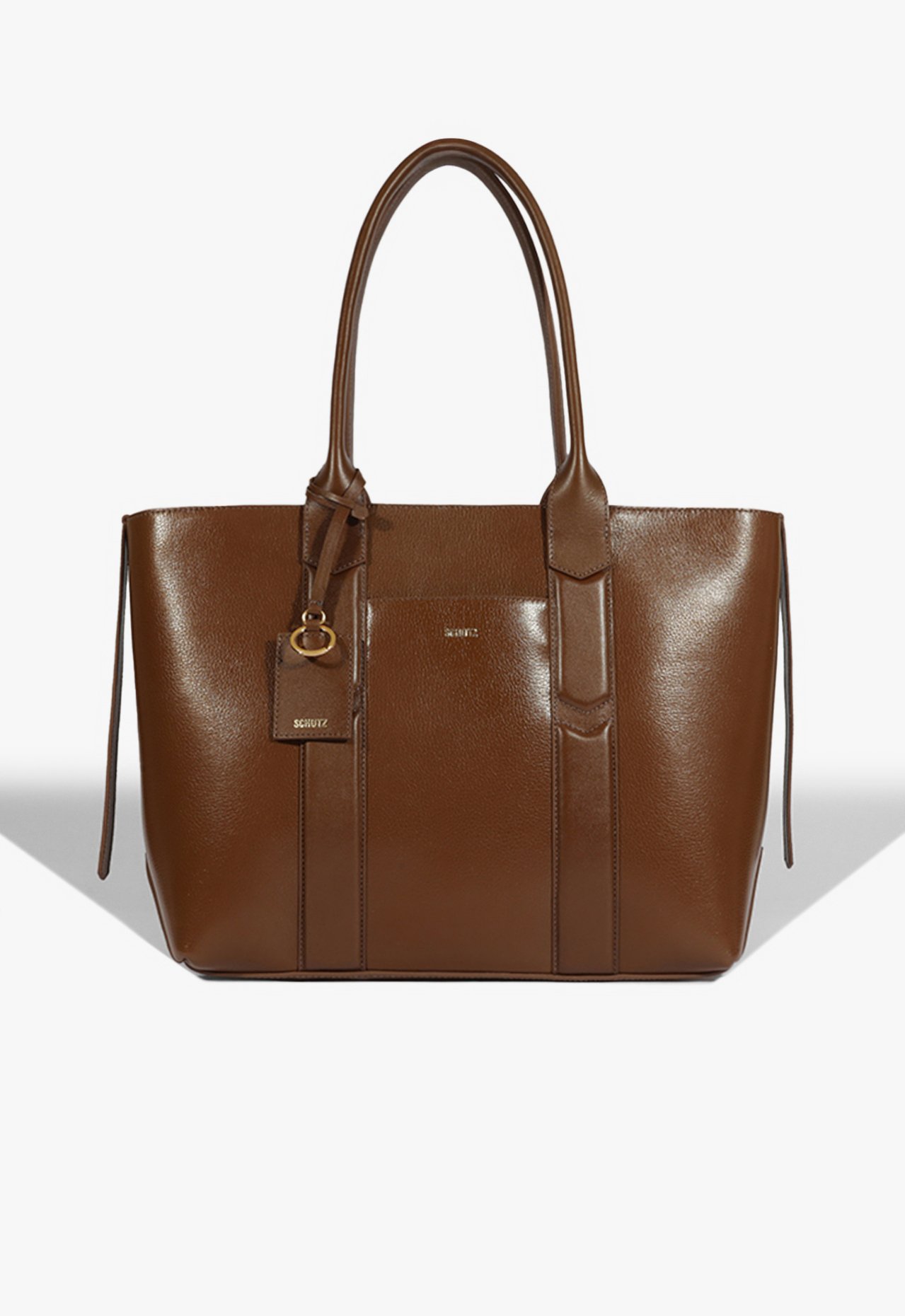 Bolsa Shopping Tyla Couro Marrom | Schutz
