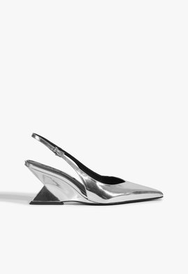 Slingback Abbie Buckle Prata