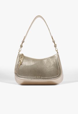 Bolsa Shoulder Tina Média Dourada