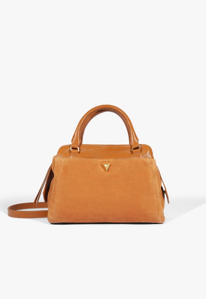 Bolsa Tote Camurça Marrom