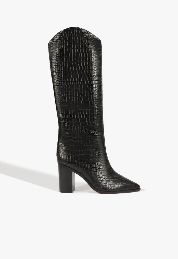 Bota Maryana Salto Western Black
