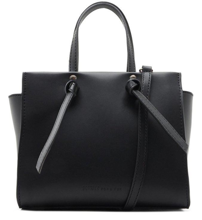 Bolsa Mini Tote Malu Preta