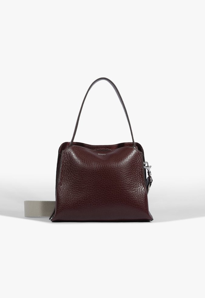 Bolsa Hobo Média Couro Vinho